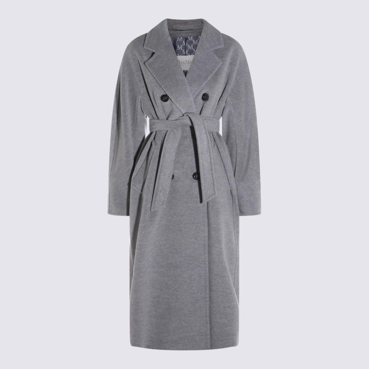 max mara grey wool coat