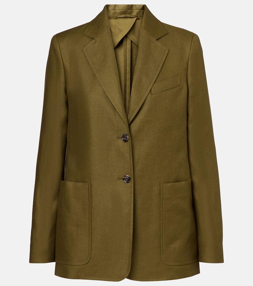 max mara guglia linen blazer