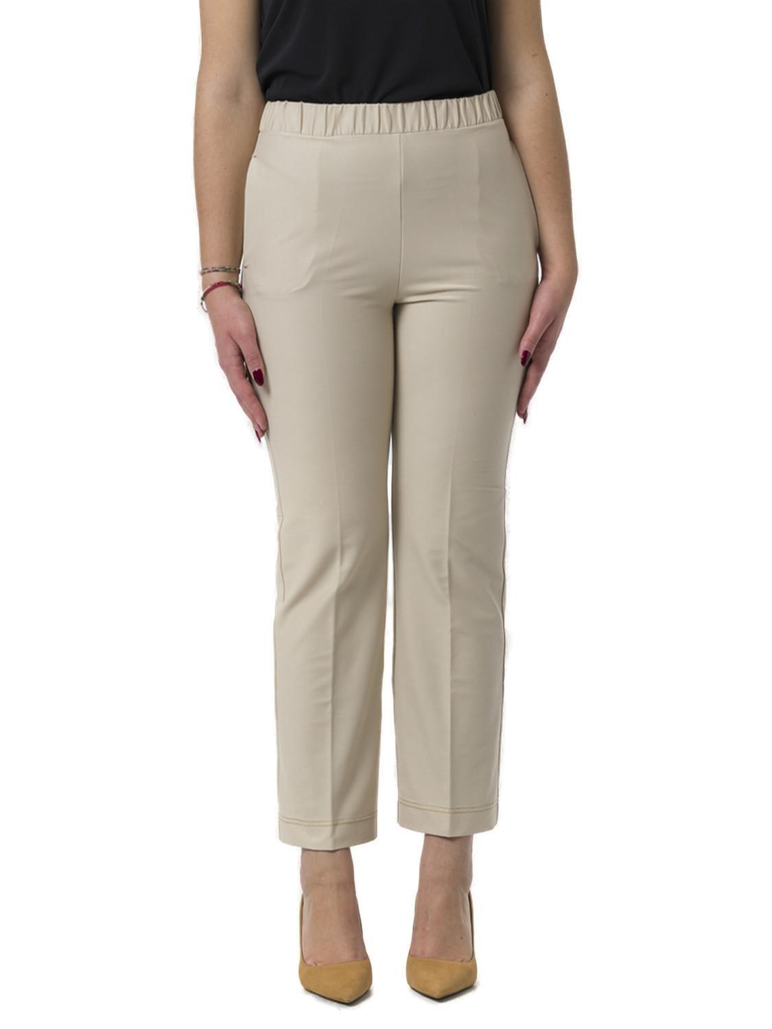 max mara high waist straight leg trousers