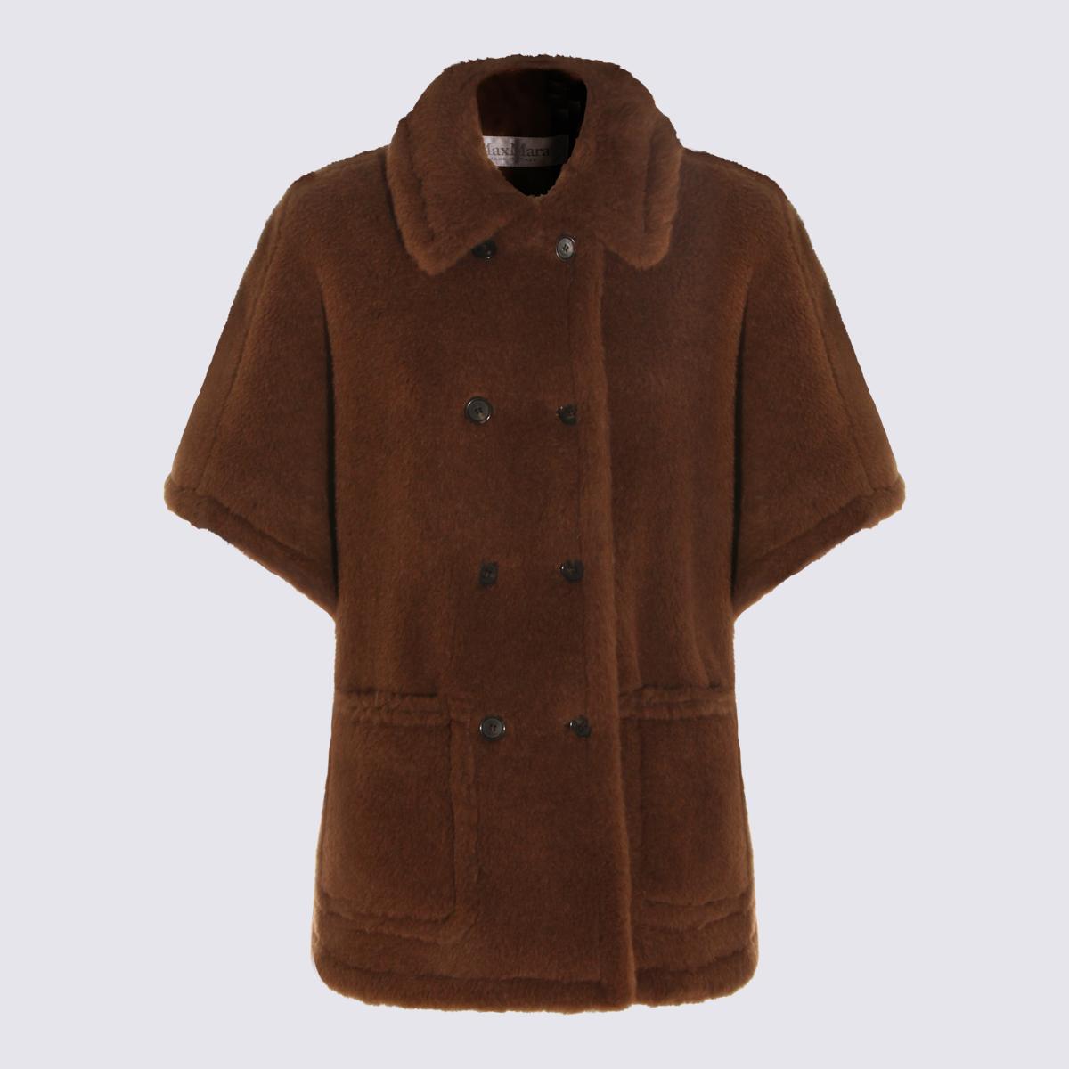 max mara jackets leather brown _wp wm se - women