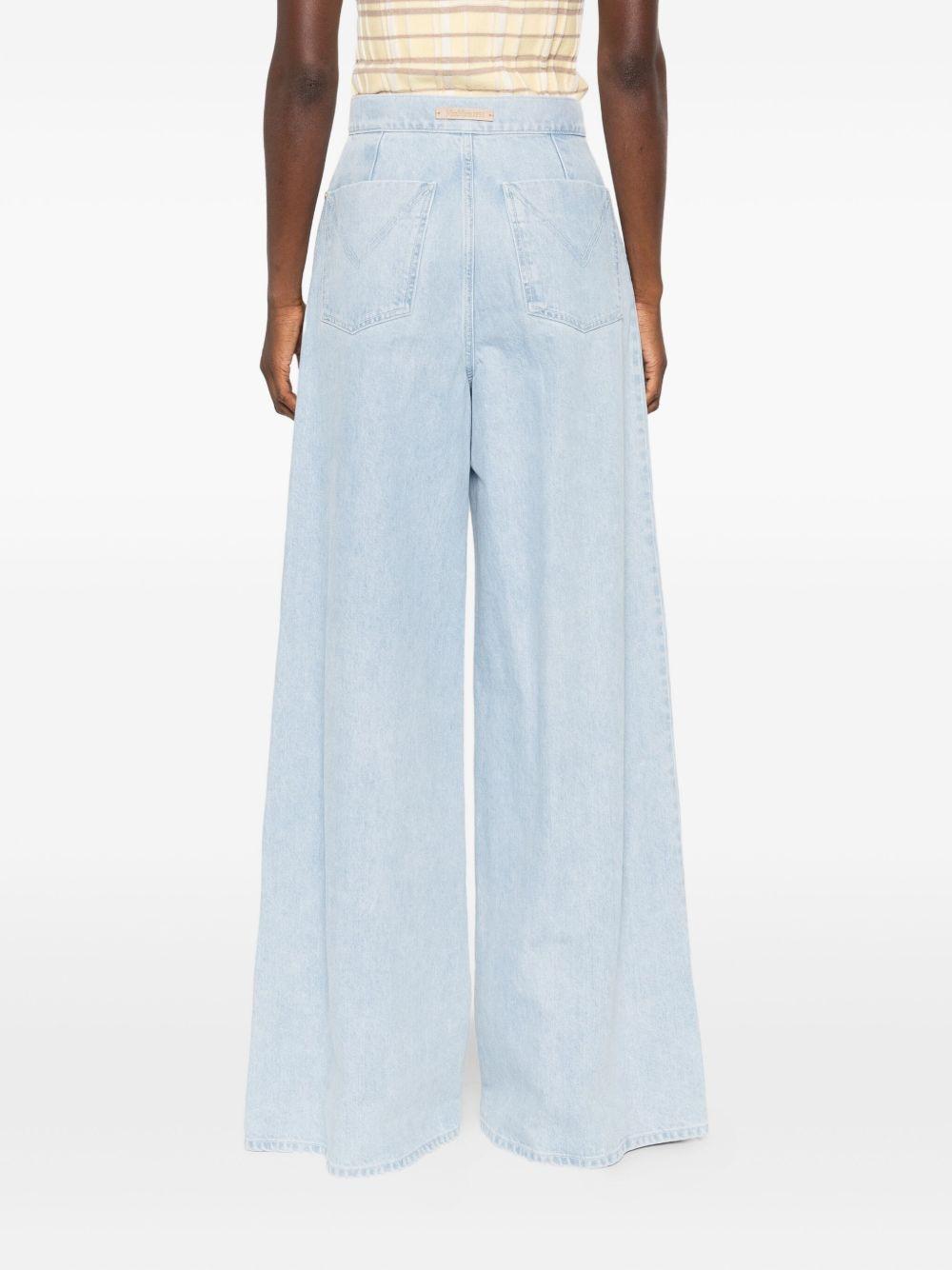 max mara jeans clear blue cotton - women
