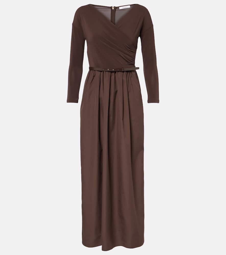 max mara kaiser belted maxi dress