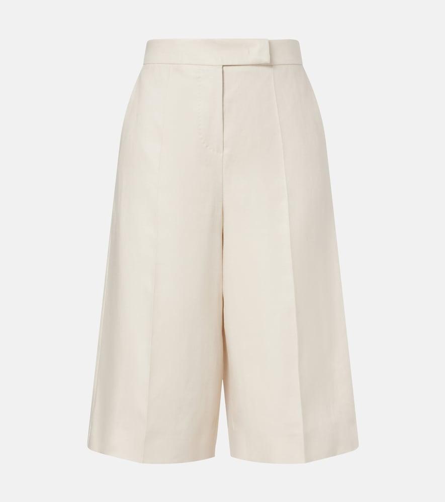 max mara kaki linen wide