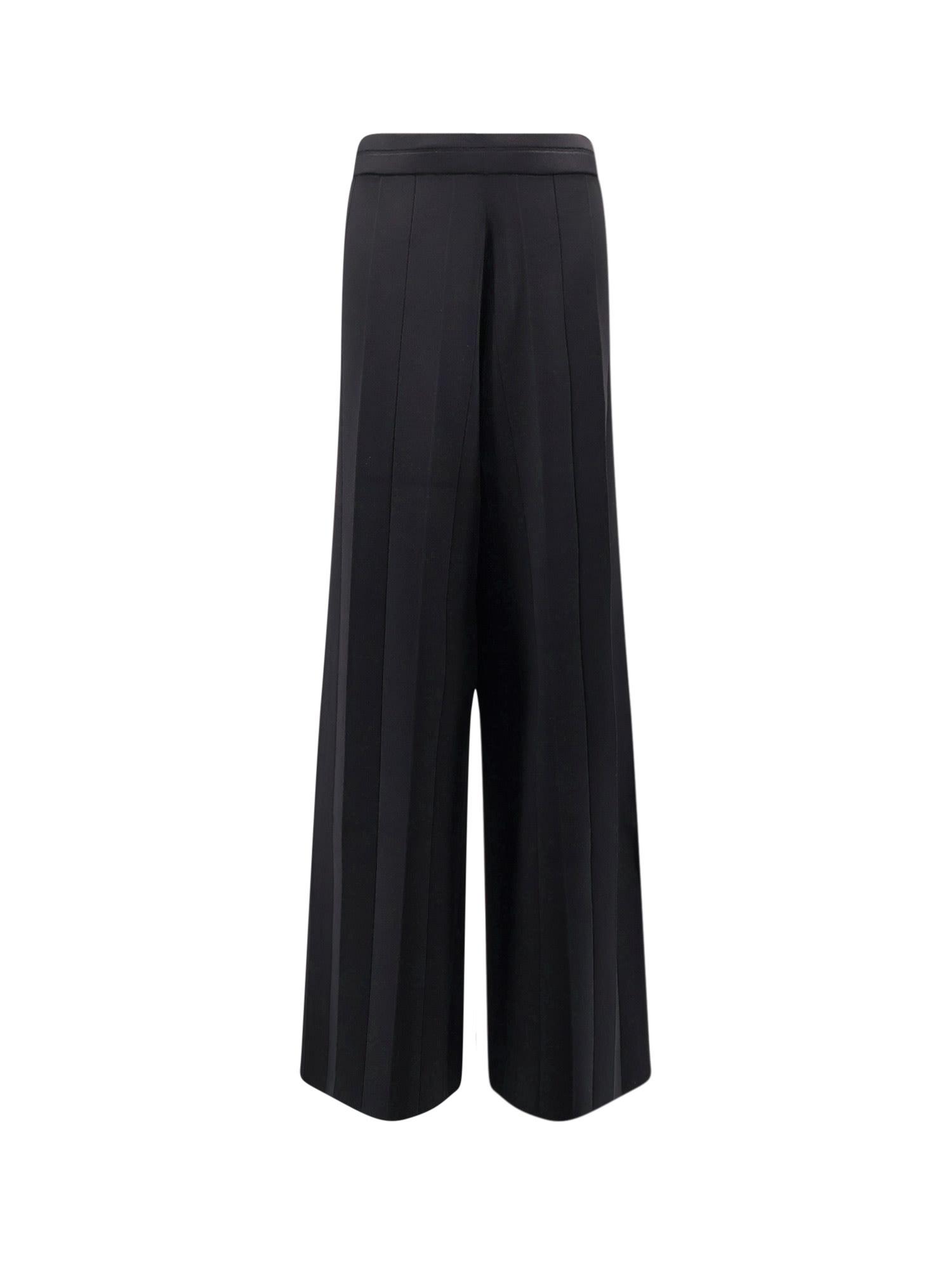 max mara lama viscose blend trousers