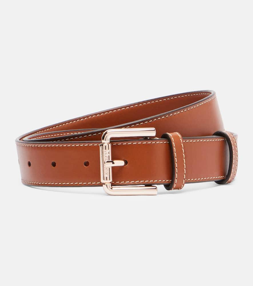 max mara leather belt