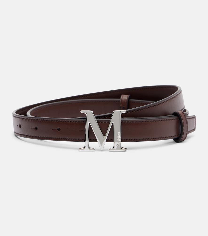 max mara leather belt