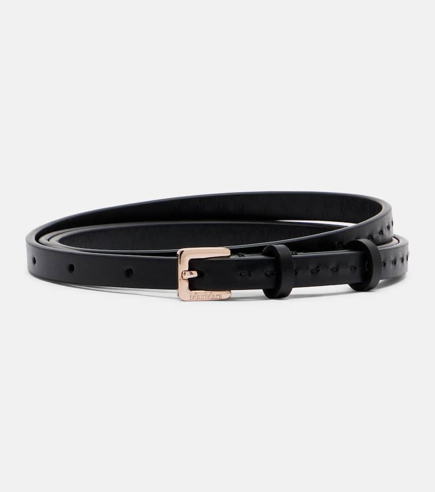 max mara leather belt