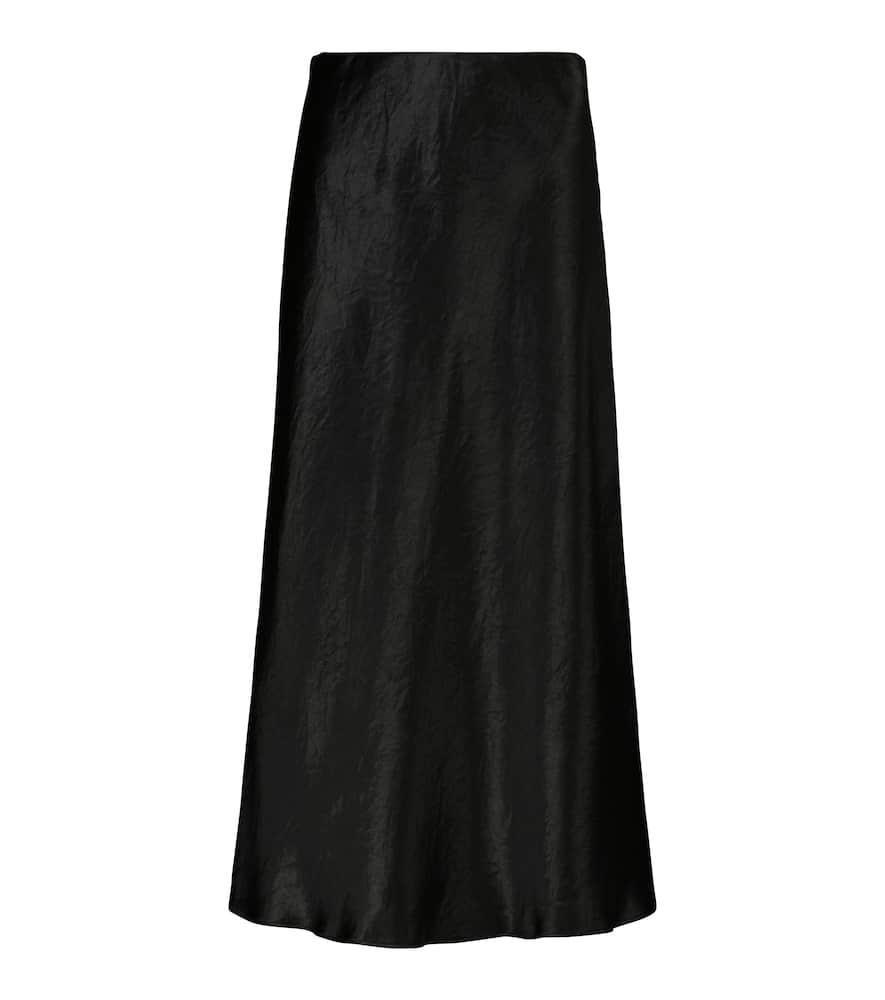 max mara leisure alessio satin midi skirt