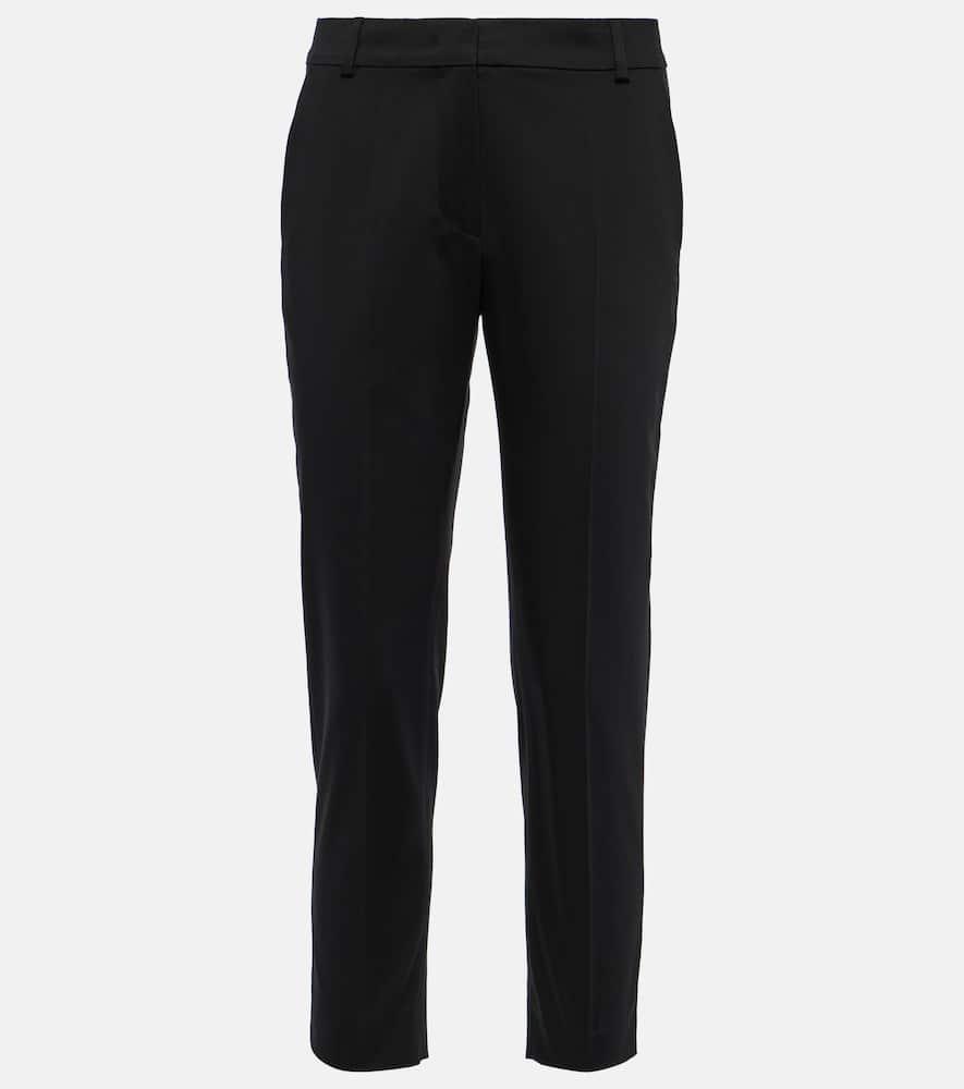 max mara lince cotton cropped slim pants