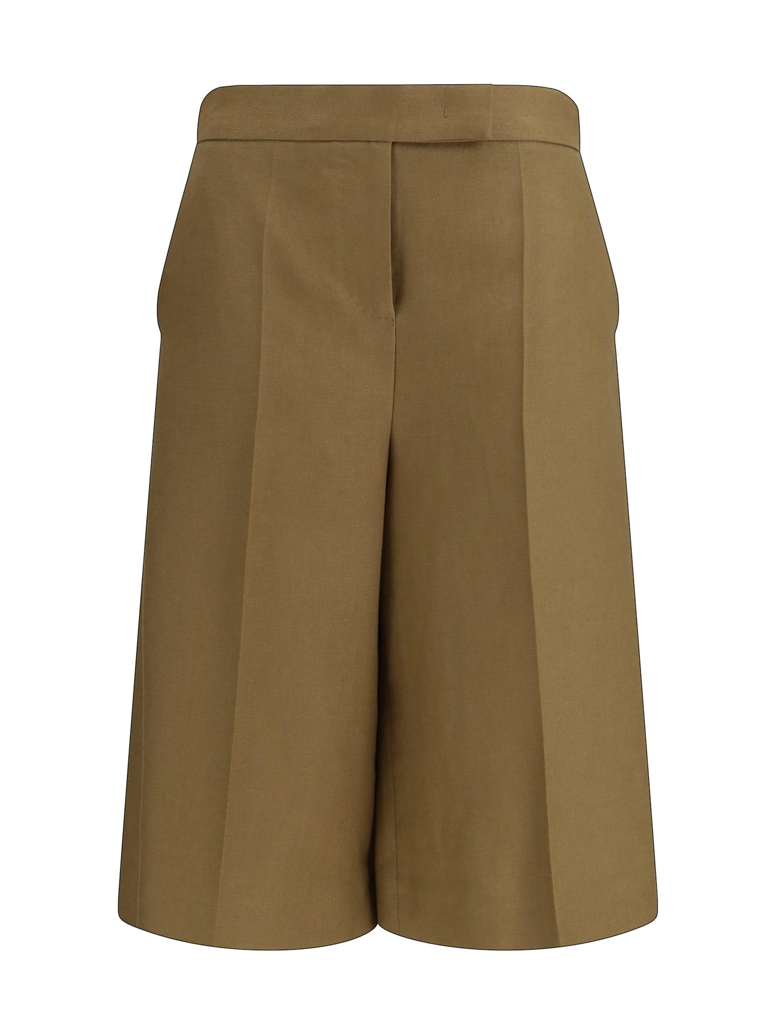 max mara linen bermuda