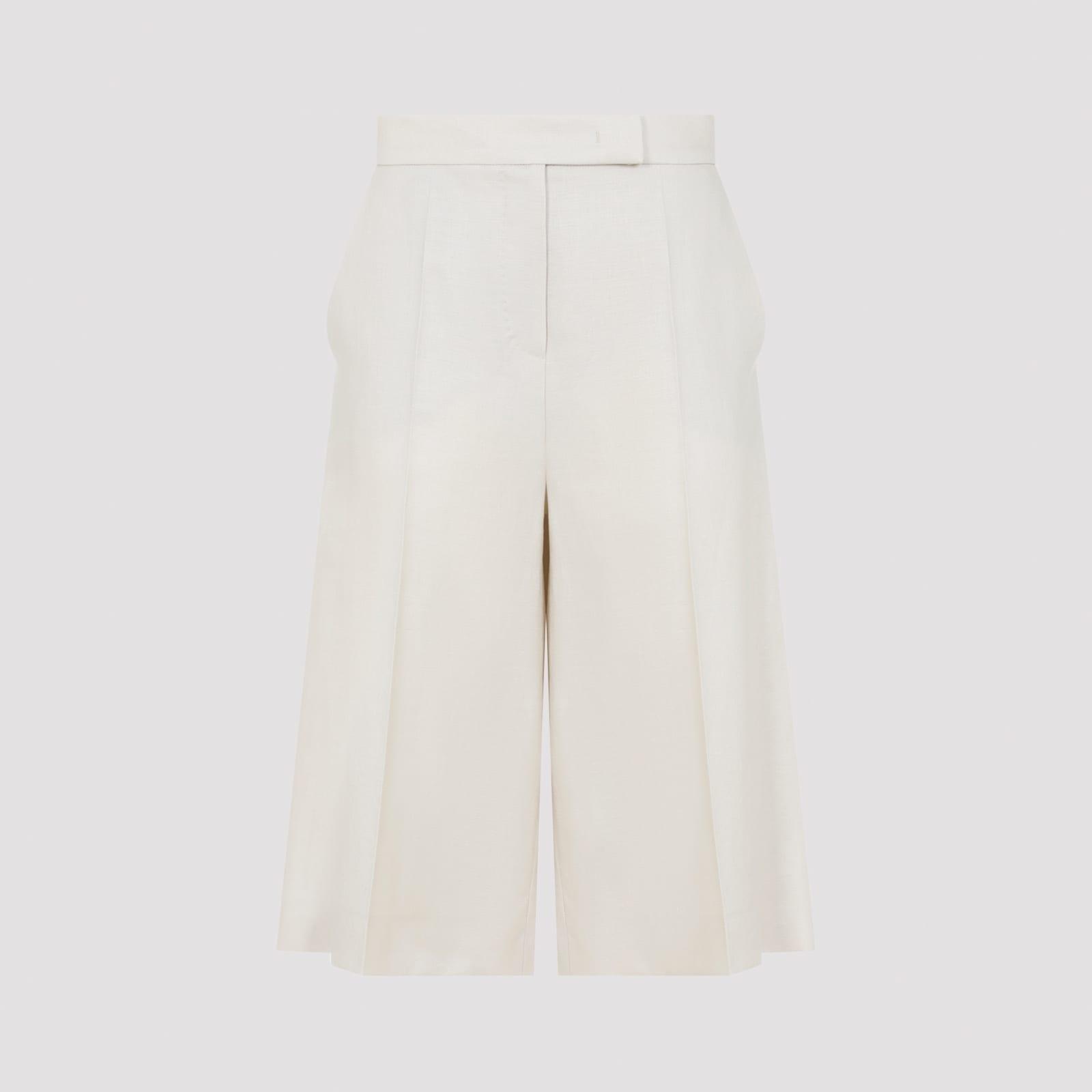 max mara linen bermuda