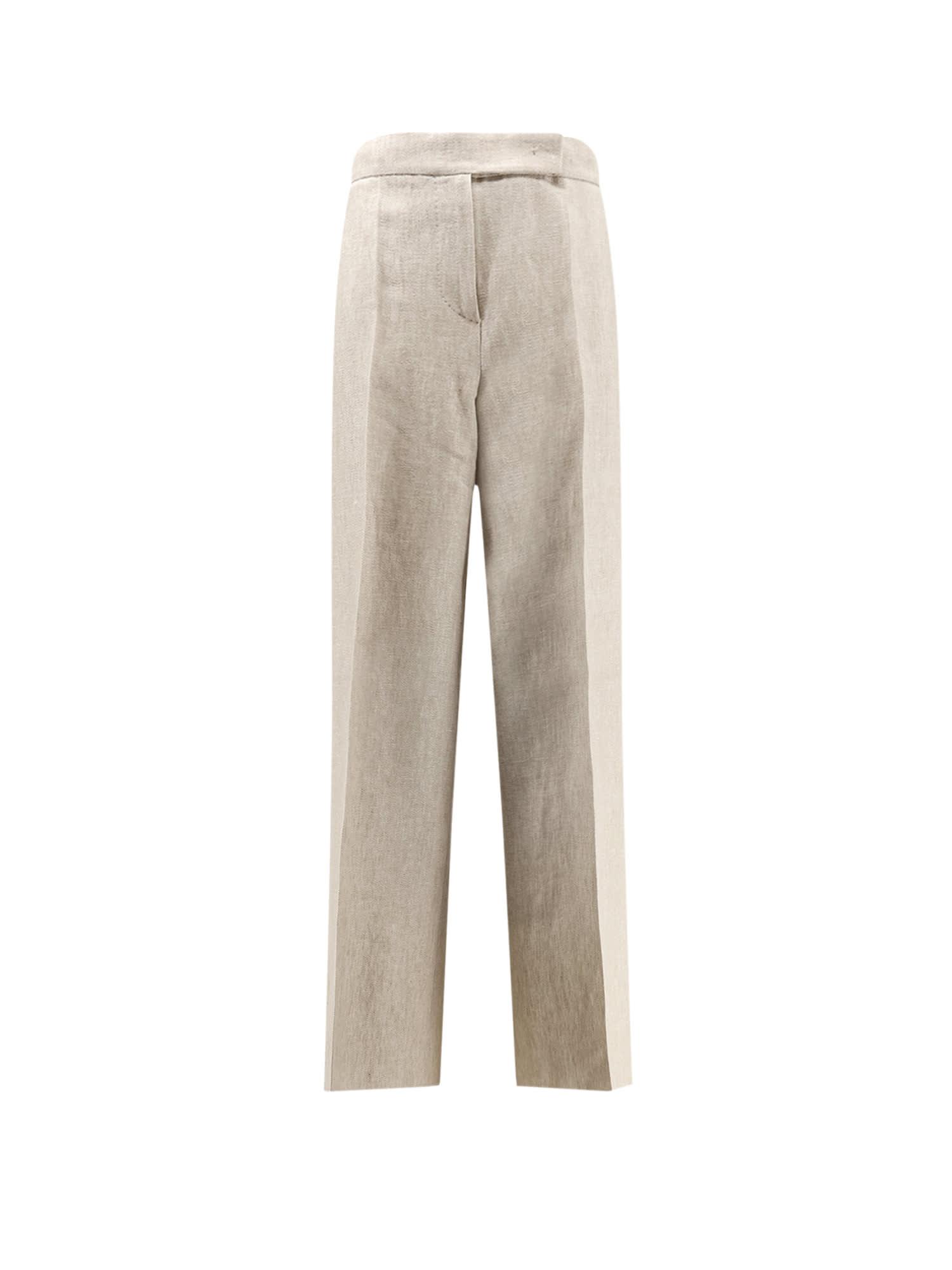 max mara linen ginnico trousers
