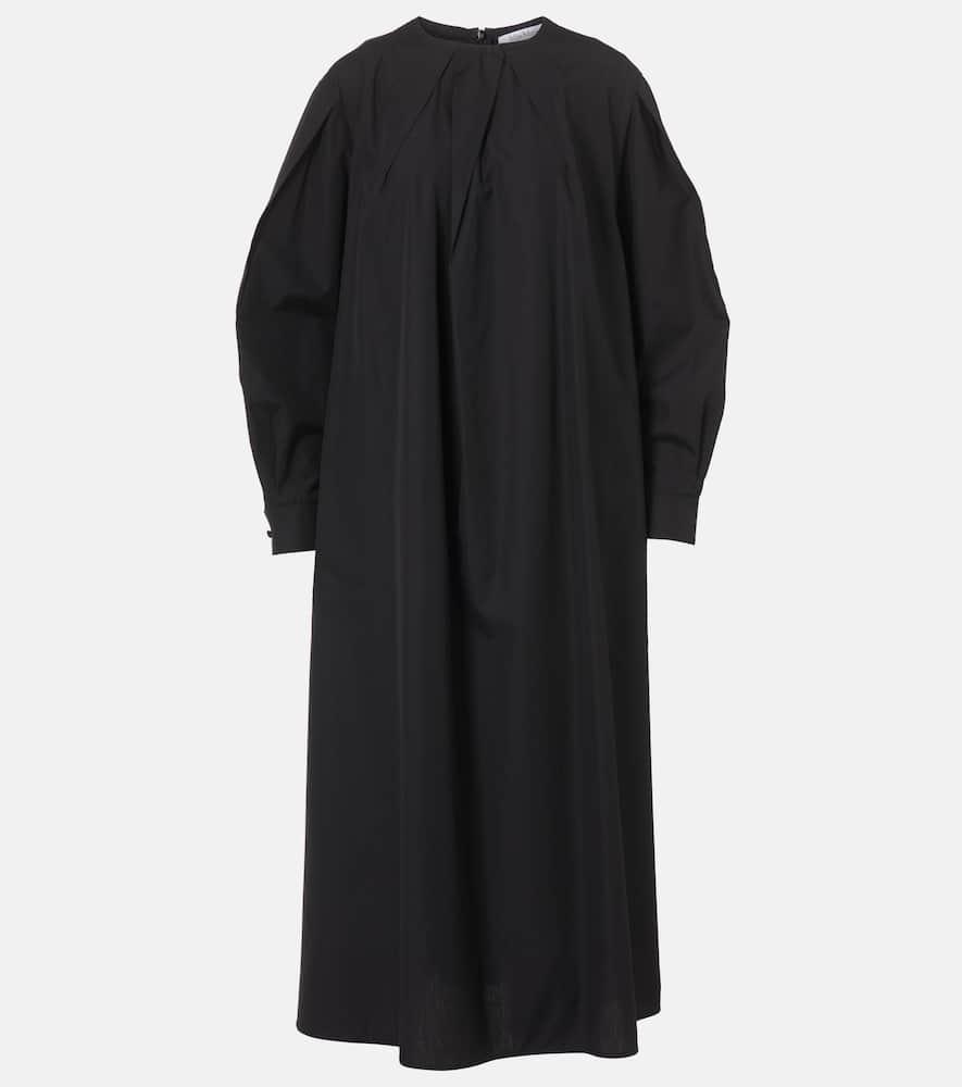 max mara liriche cotton poplin midi dress