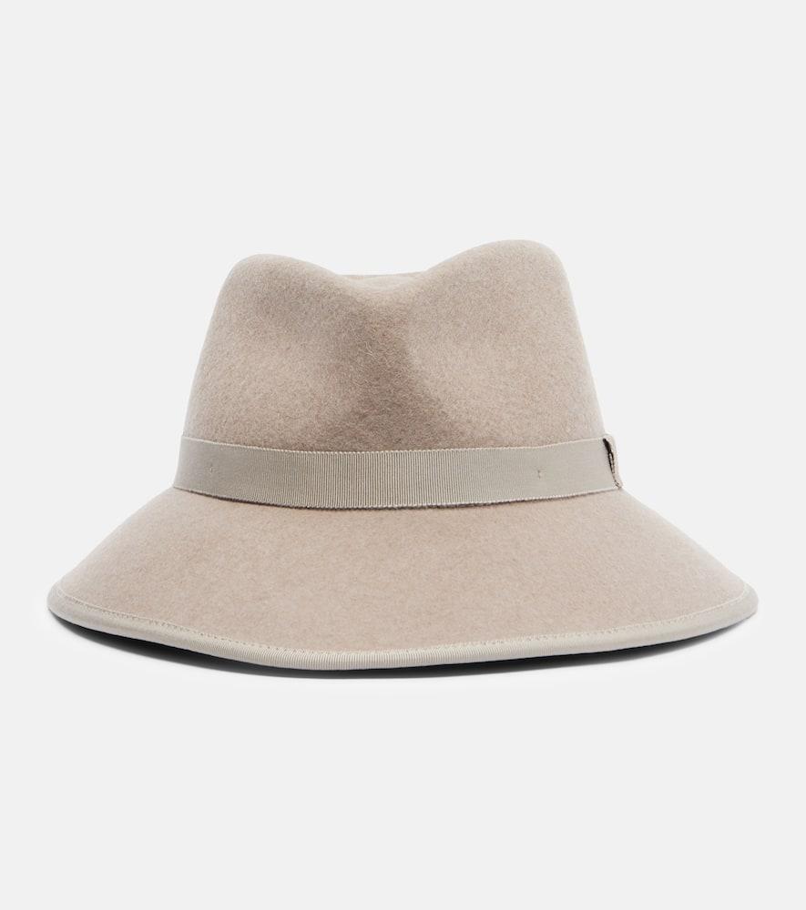 max mara locusta wool felt fedora hat