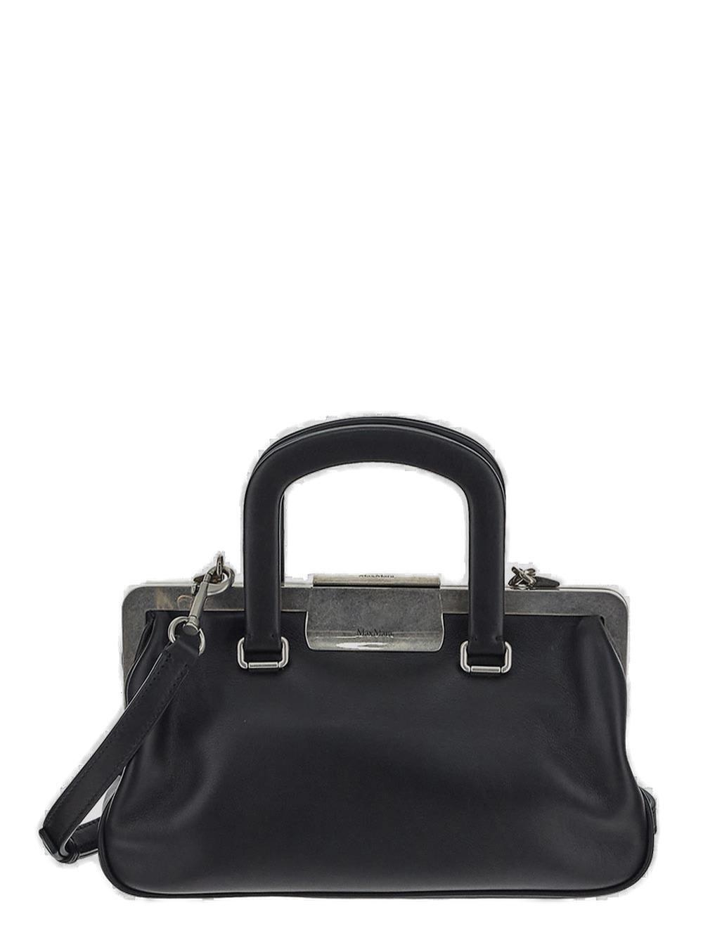max mara logo detailed top handle bag