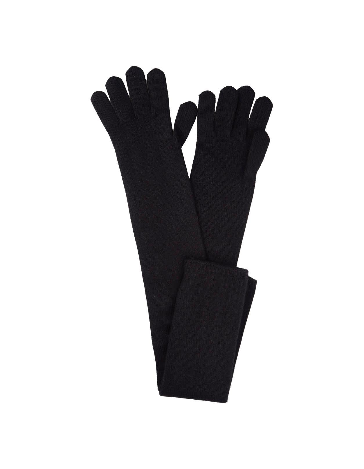 max mara long knit gloves