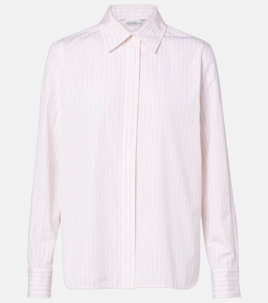 max mara maccenni striped cotton shirt