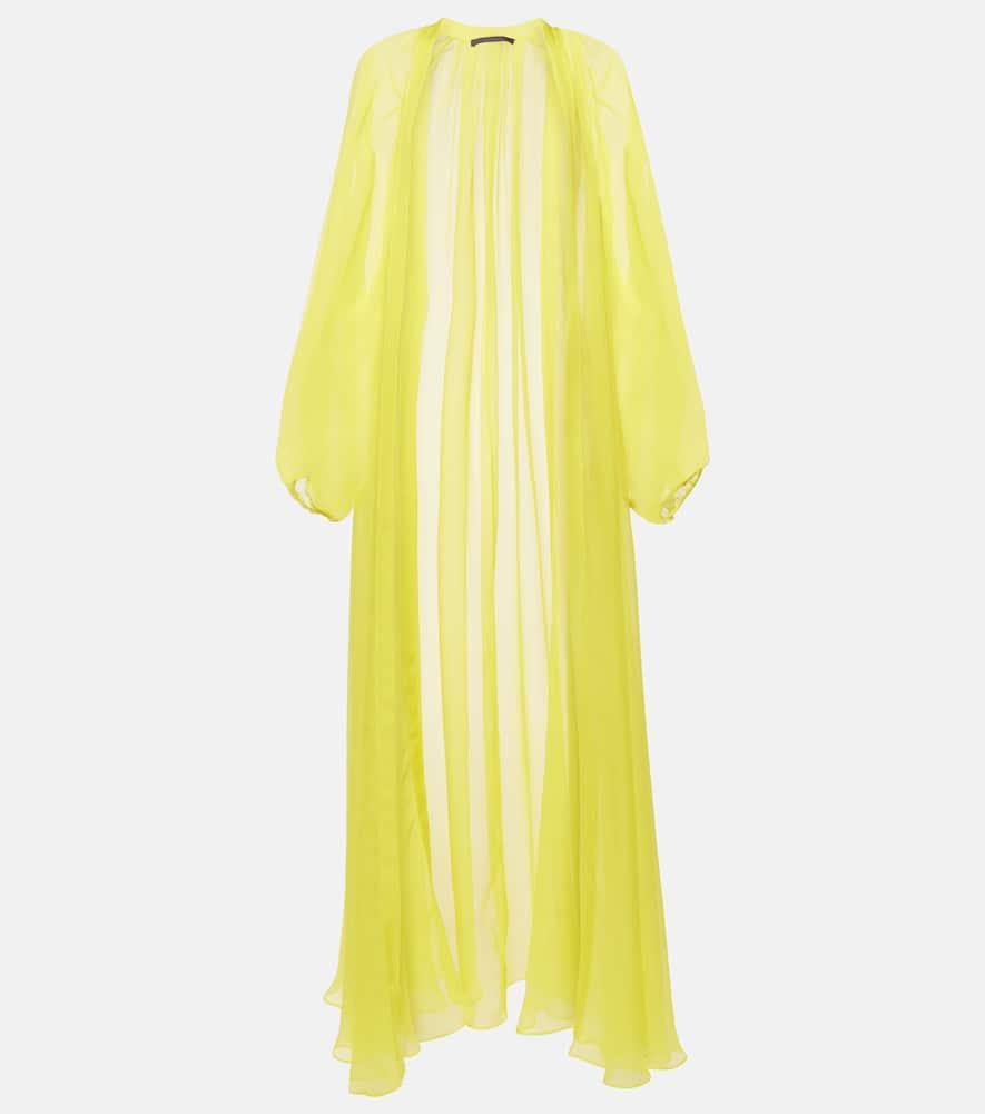 max mara medicea silk chiffon duster coat
