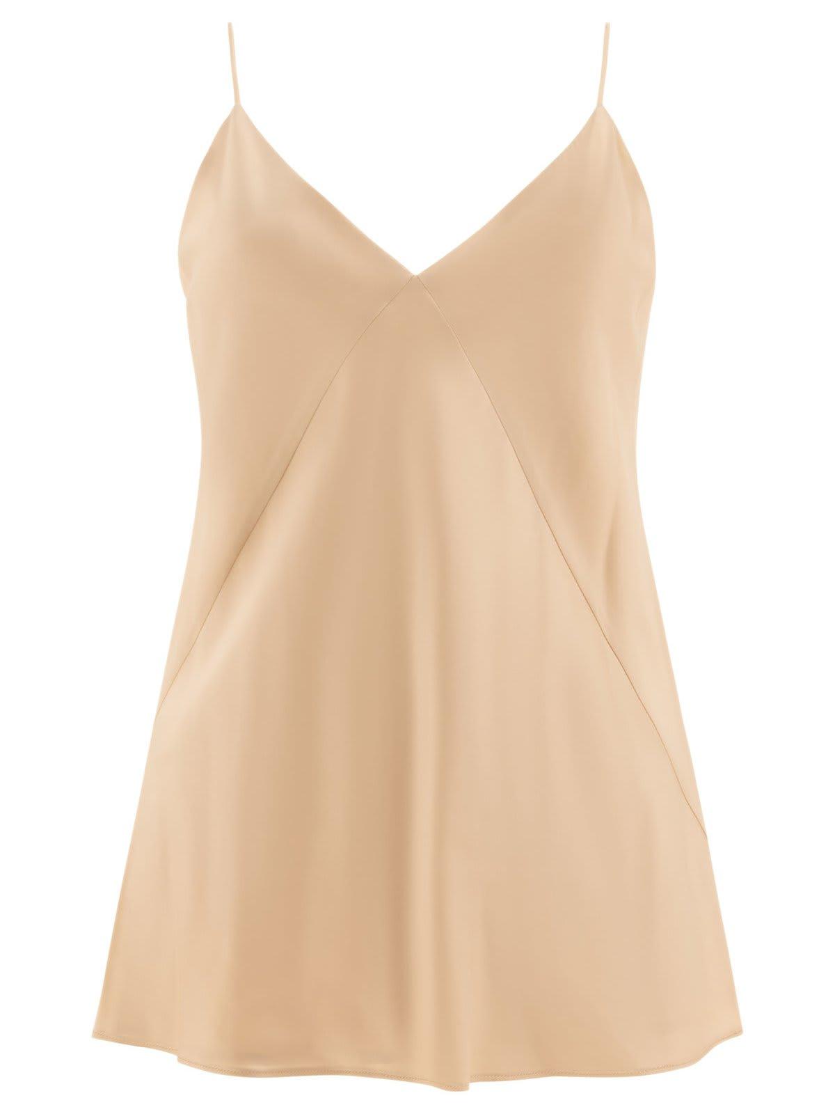max mara metello v-neck sleeveless top