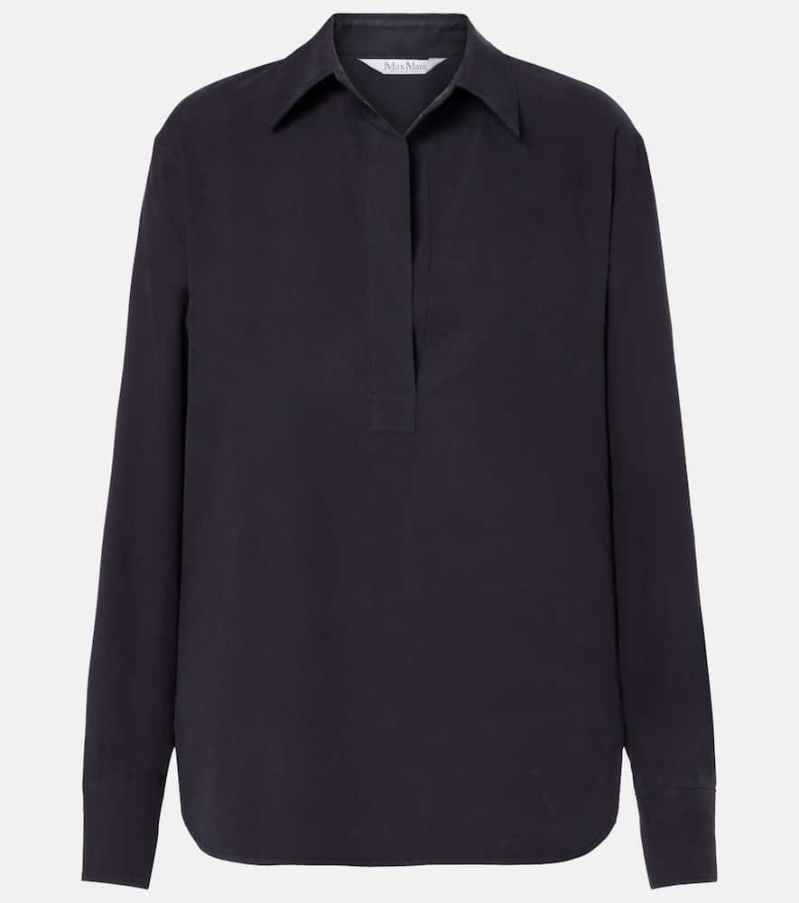 max mara mirko silk crêpe blouse
