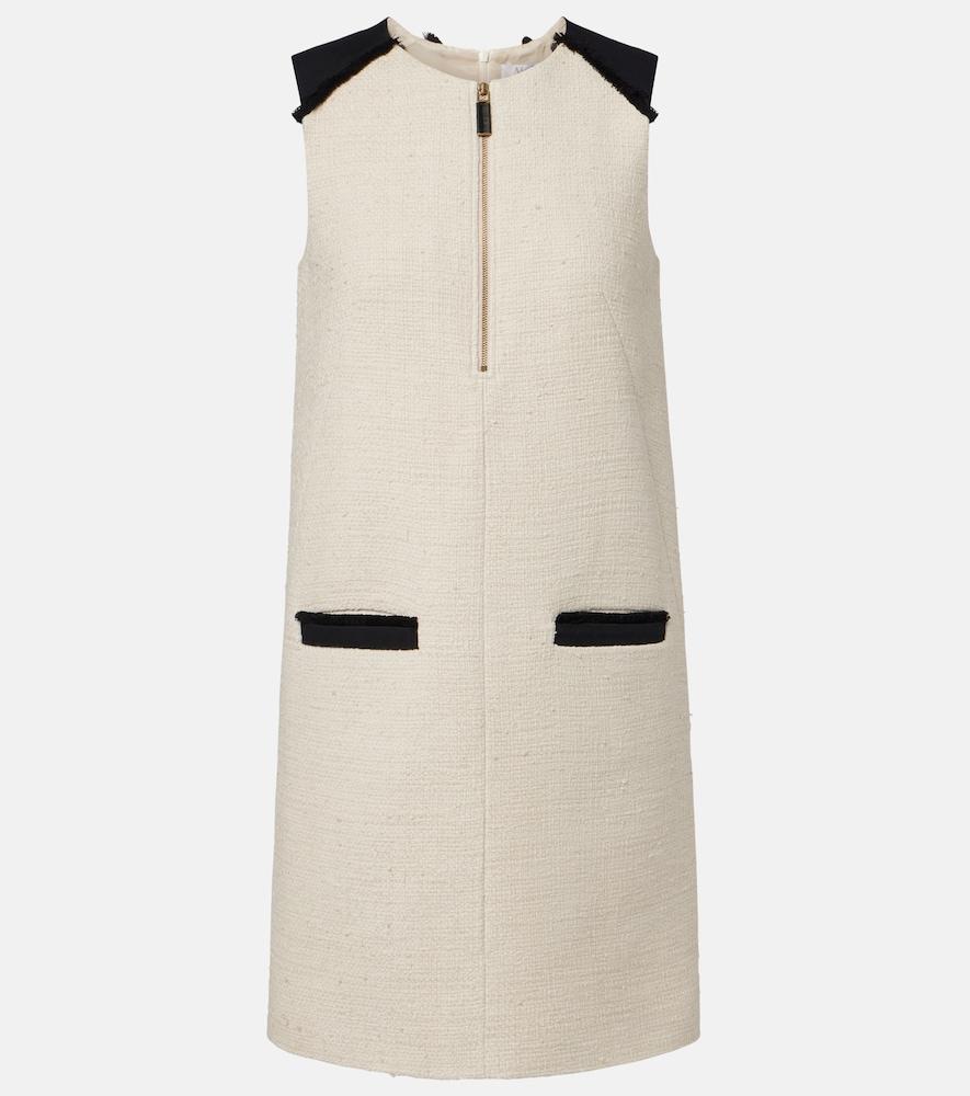 max mara mito cotton and linen midi dress