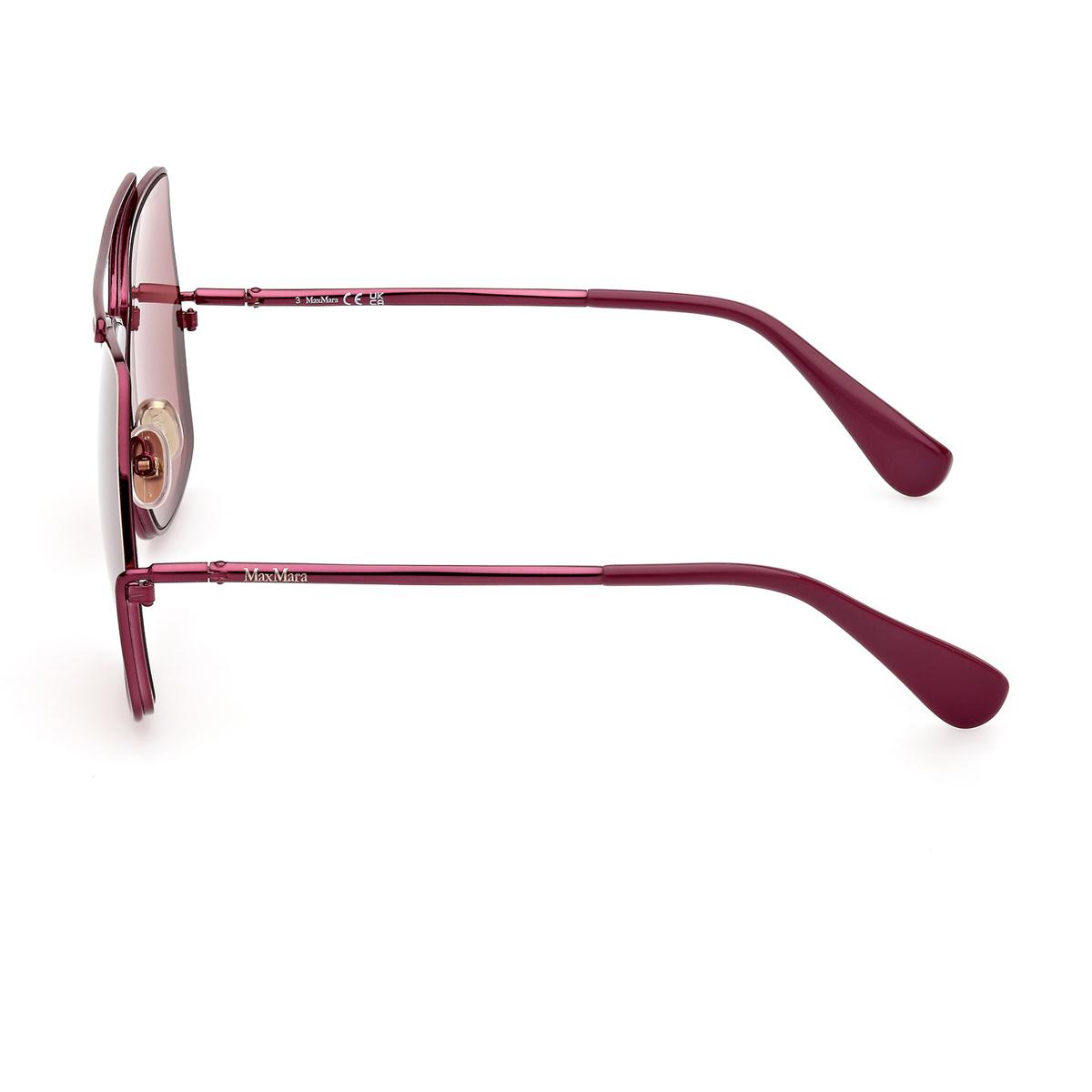 max mara mm0006 81y viola metal occhiali sole - women