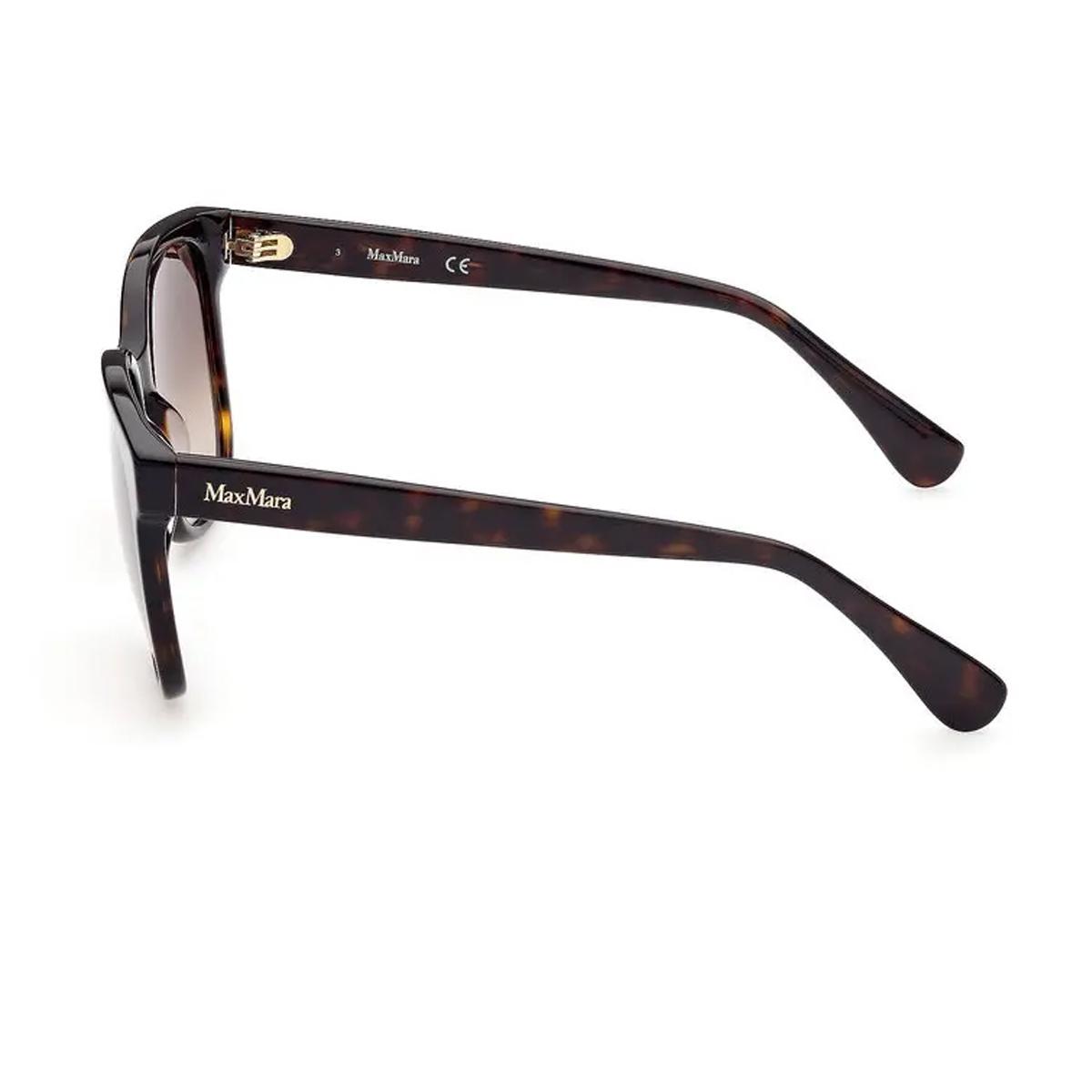 max mara mm0025 marrone celluloid occhiali sole - women