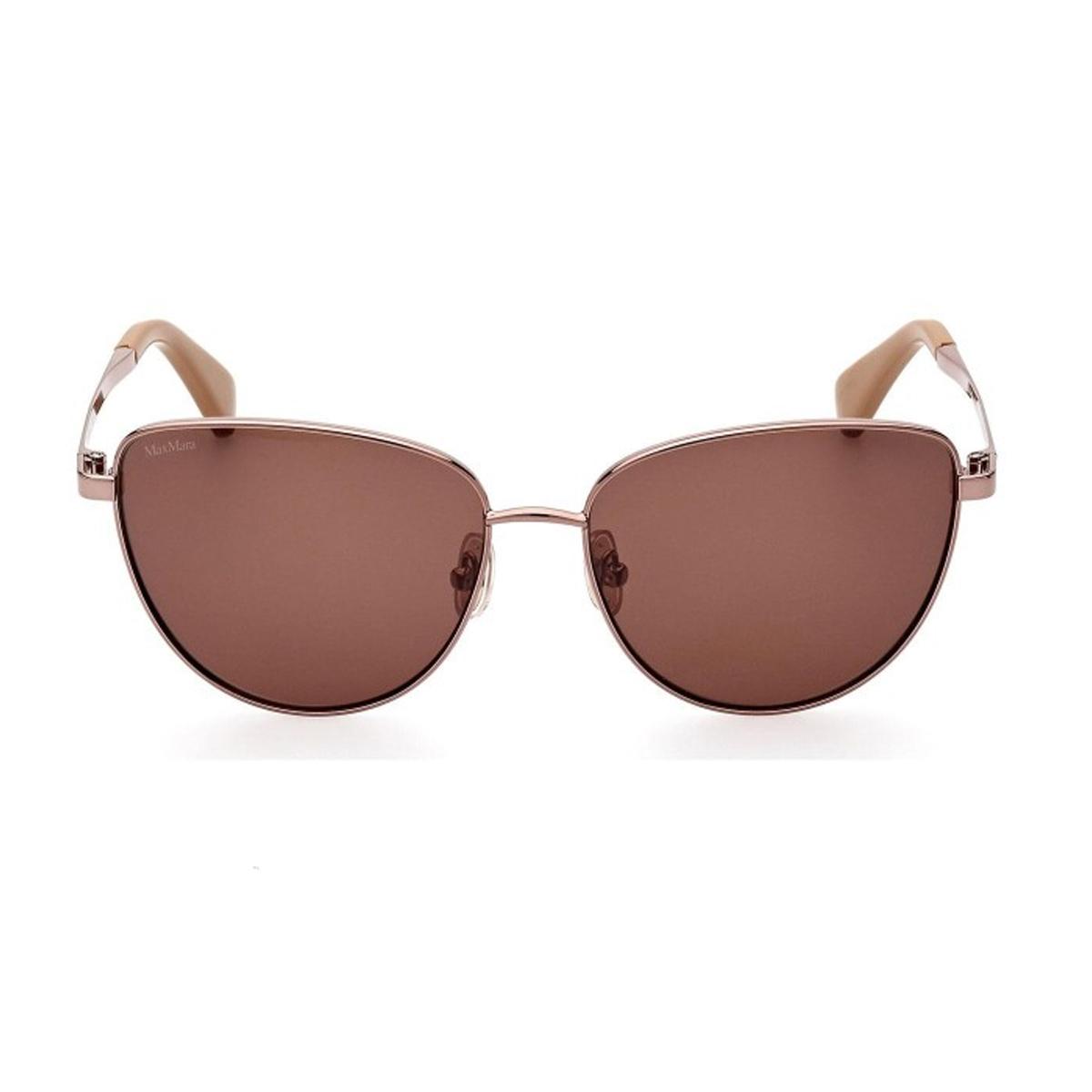 max mara mm0053 32e marrone metal occhiali sole - women