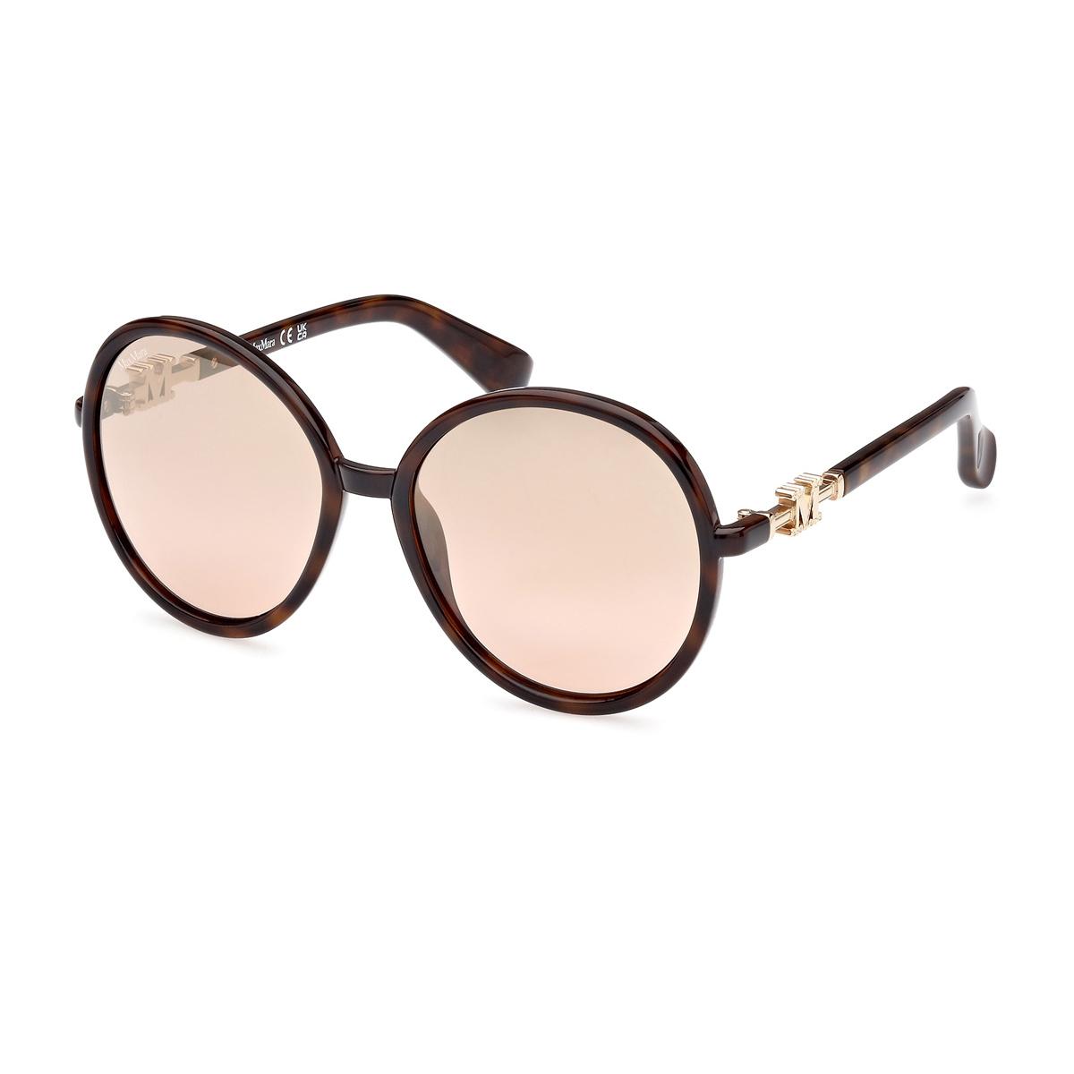 max mara mm0065 52g marrone acetate occhiali sole - women