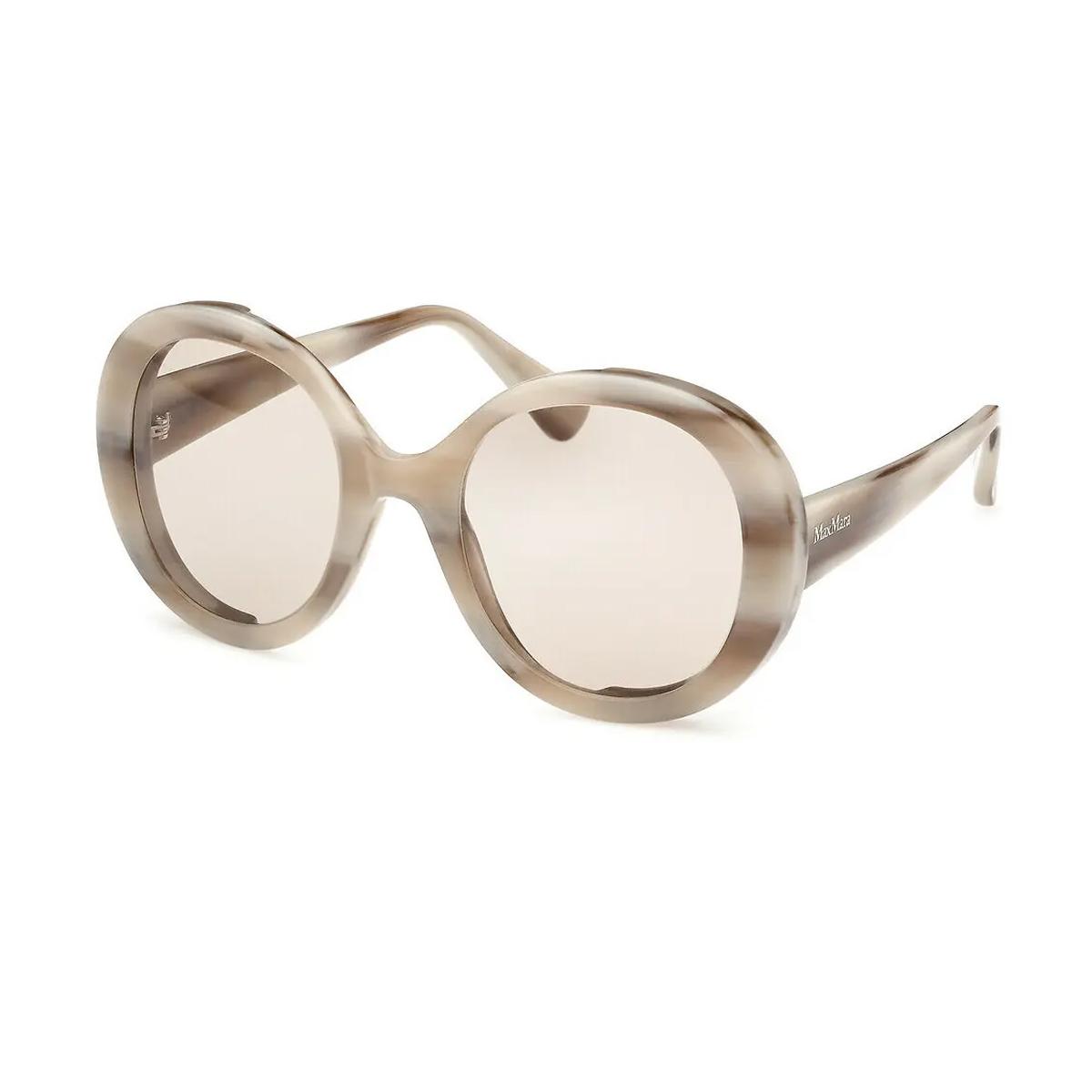 max mara mm0074 20e avorio acetate occhiali sole - women