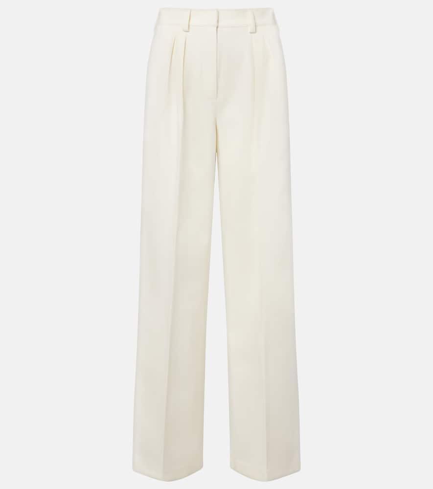 max mara molo pleated wool and cotton