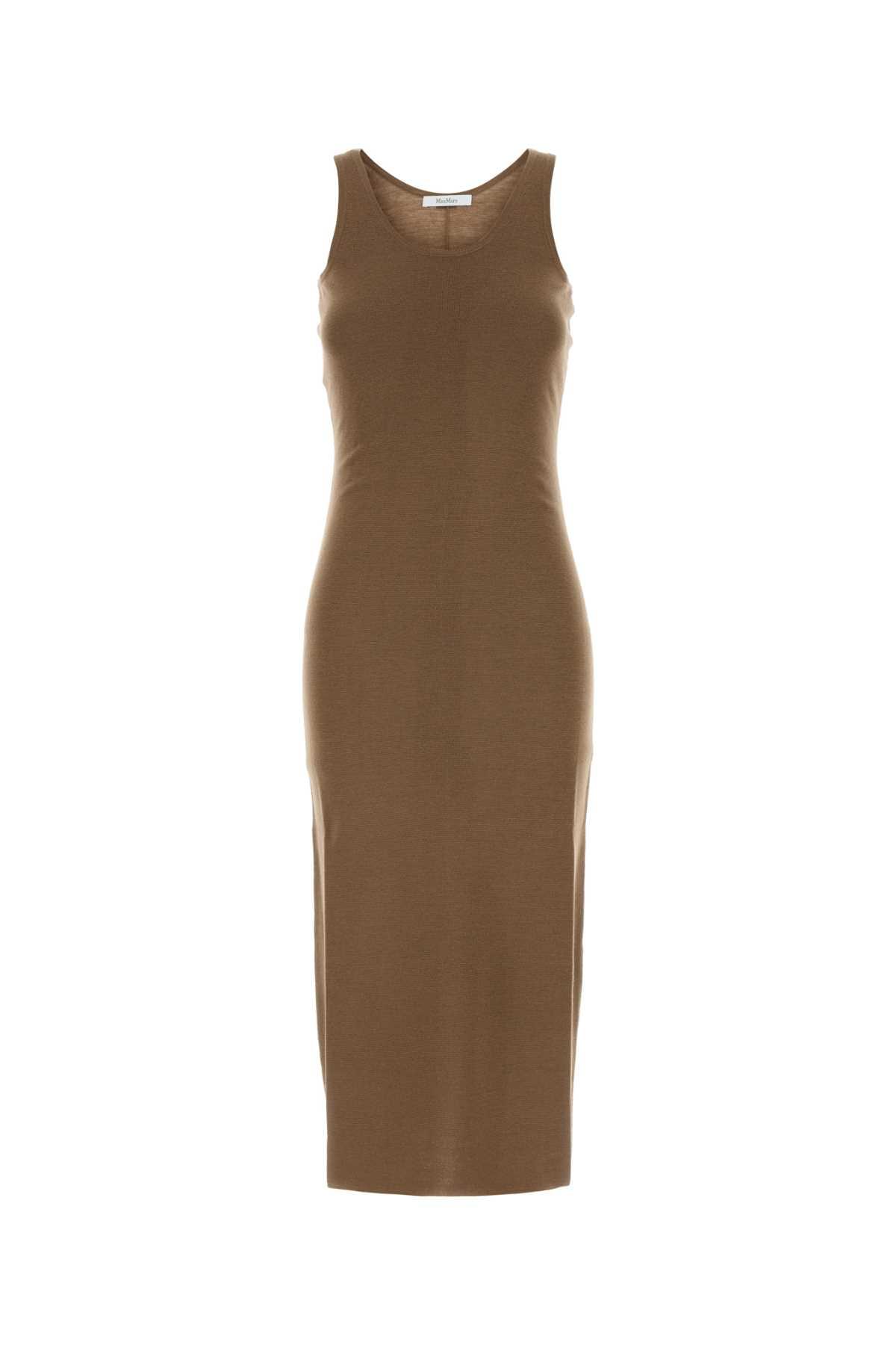 max mara mud wool aceri dress