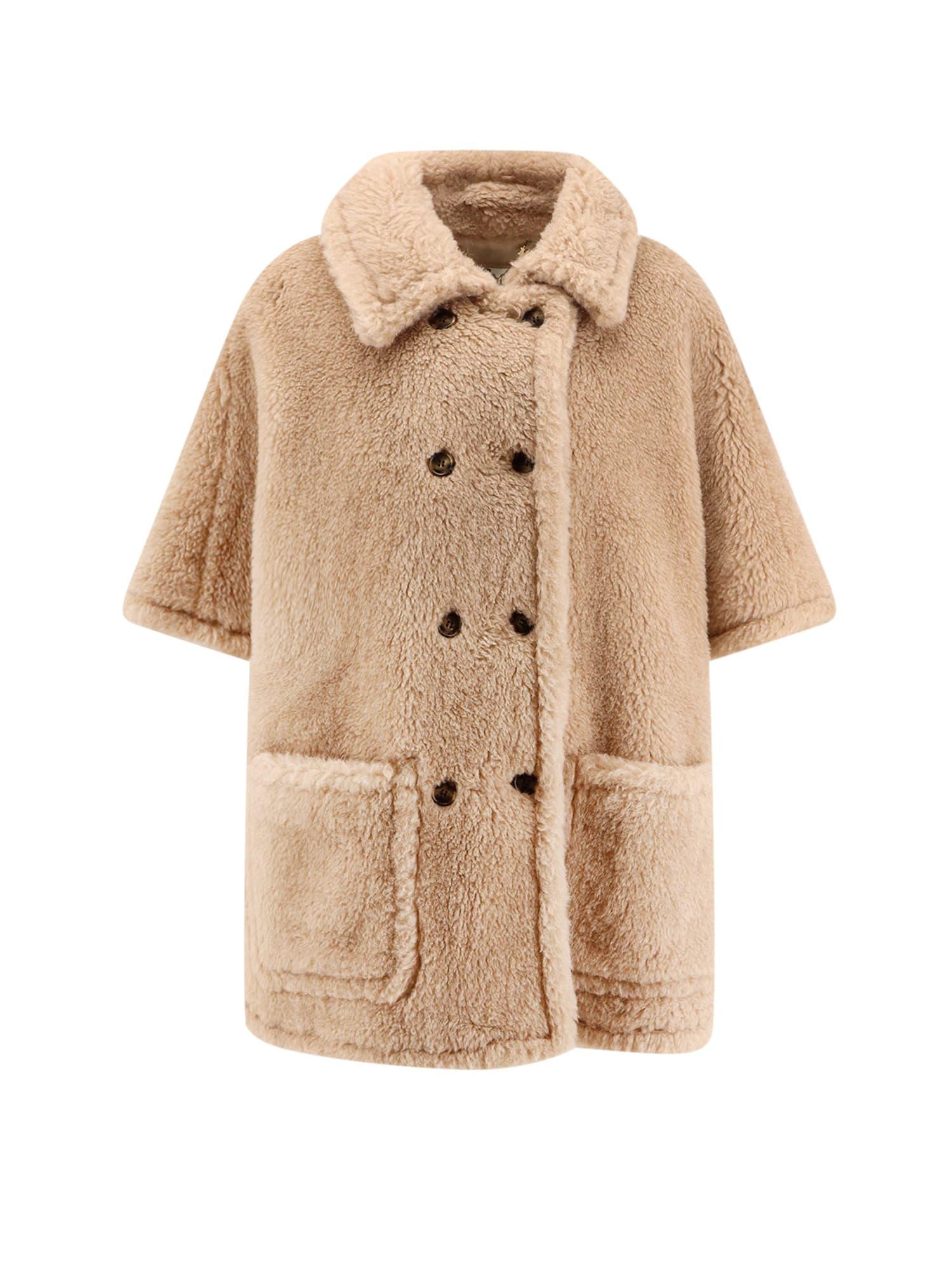 max mara mxacavallo alpaca, cashmere and silk cape
