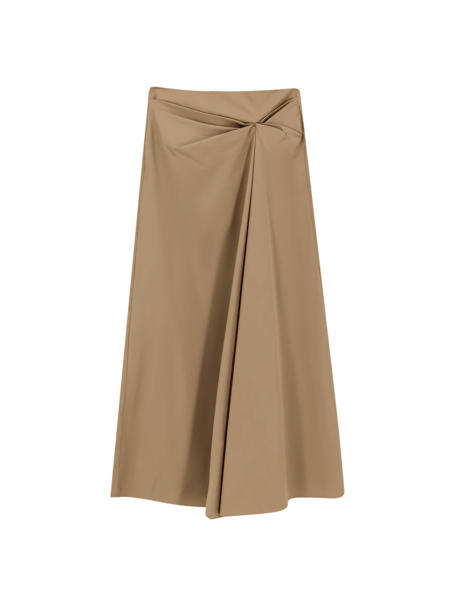 max mara mxmpaggi cotton blend skirt