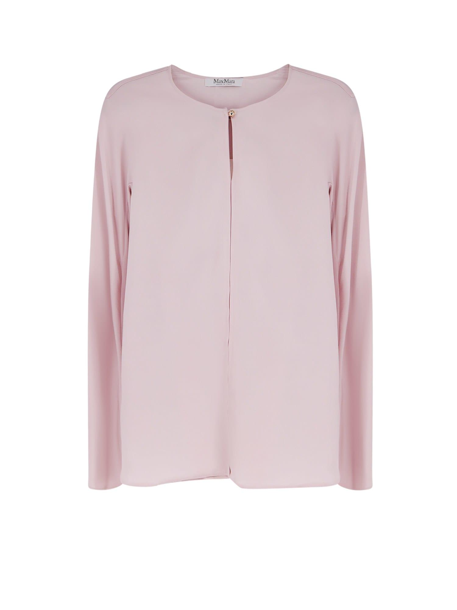 max mara mxp mitico stretch silk shirt