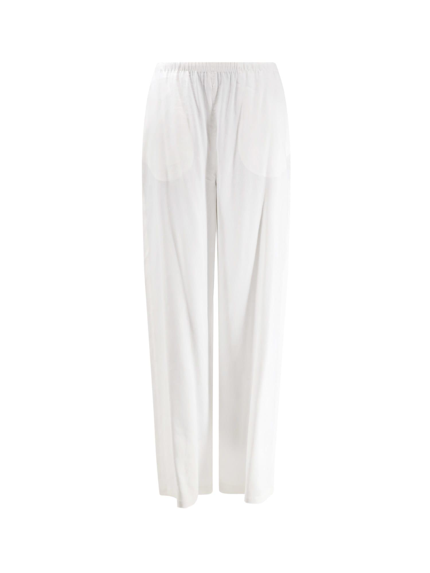 max mara mxpdestino linen and viscose trousers