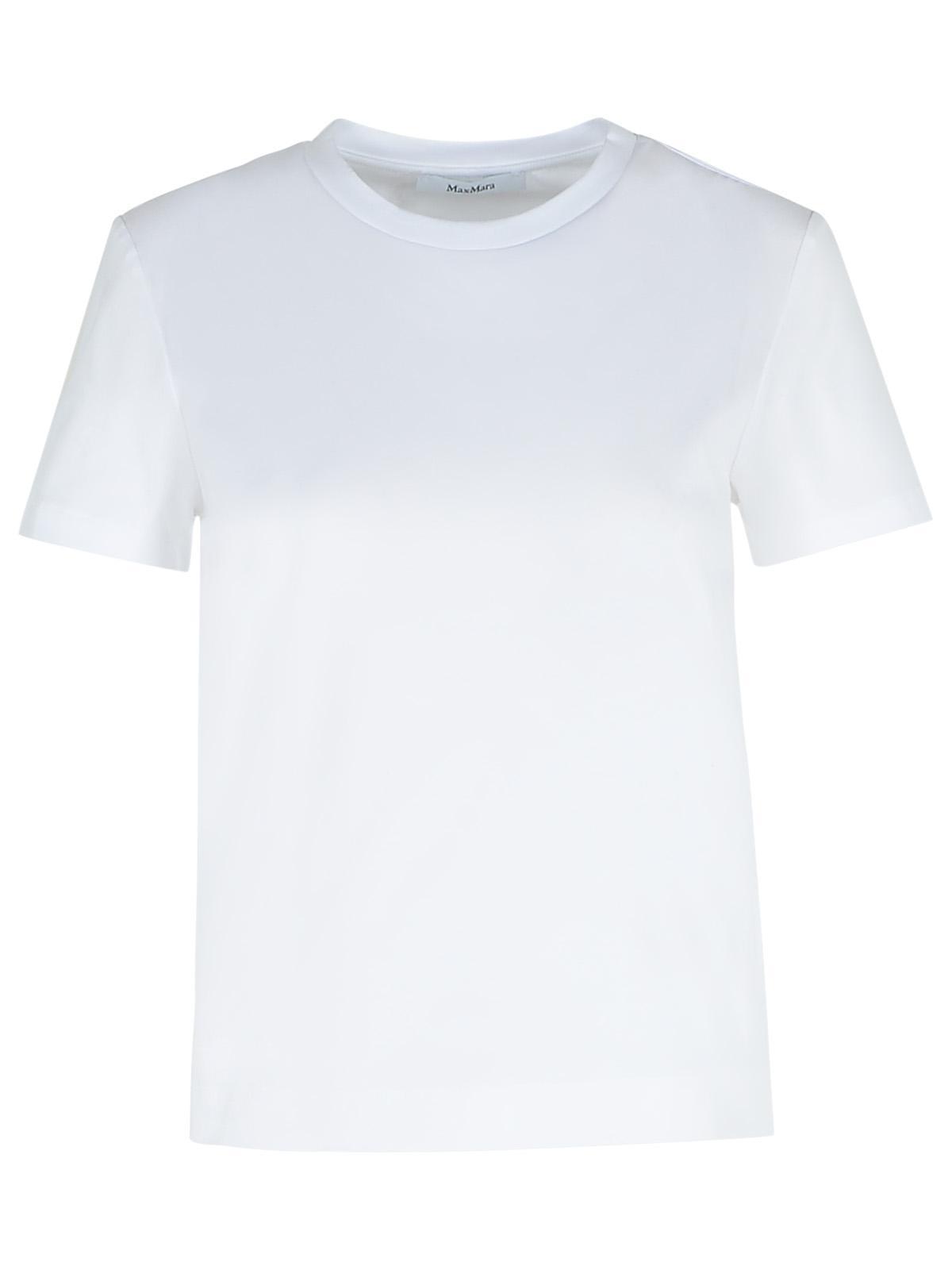 max mara nernia white cotton t-shirt