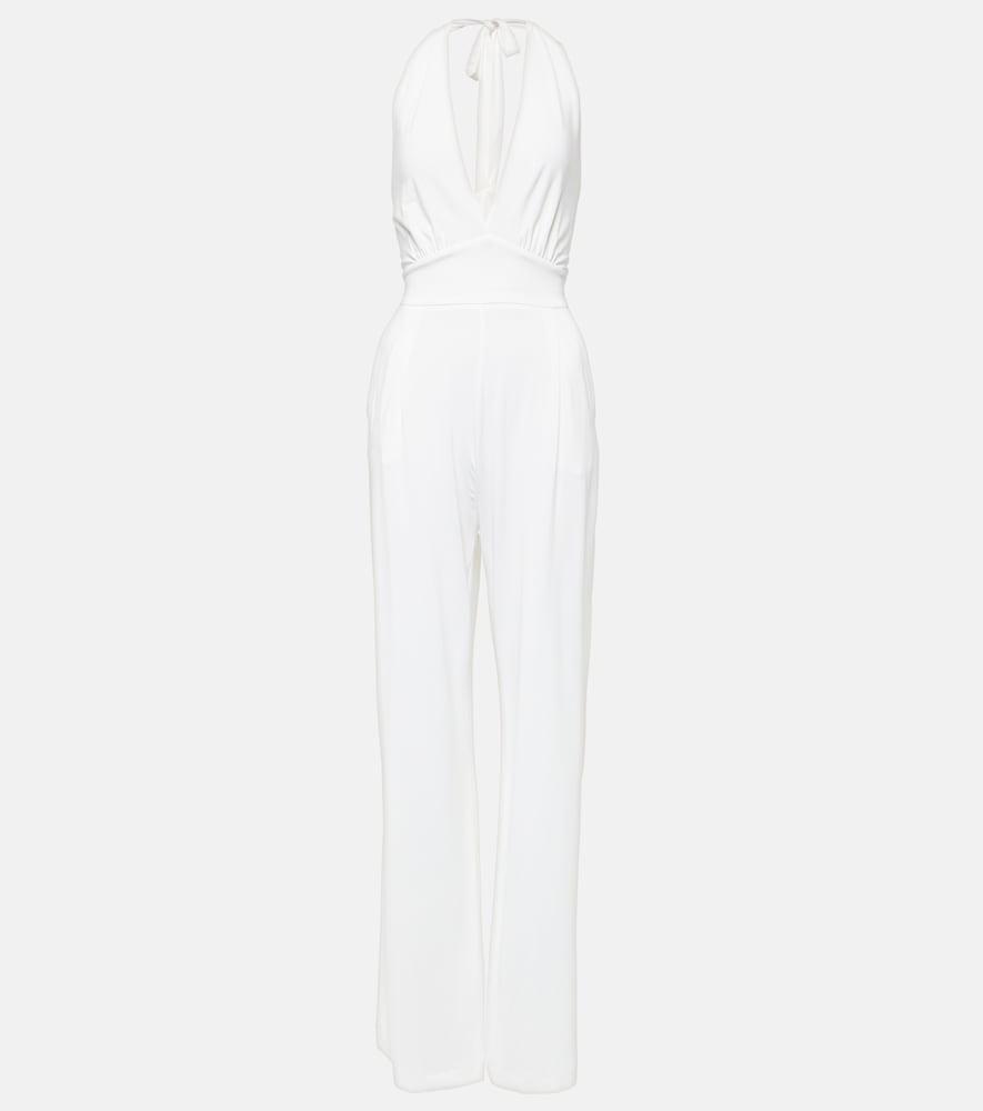 max mara nice halterneck jersey jumpsuit