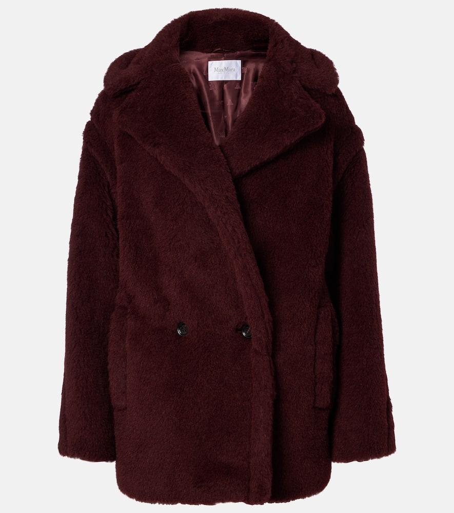 max mara olga apaca, wool and silk peacoat