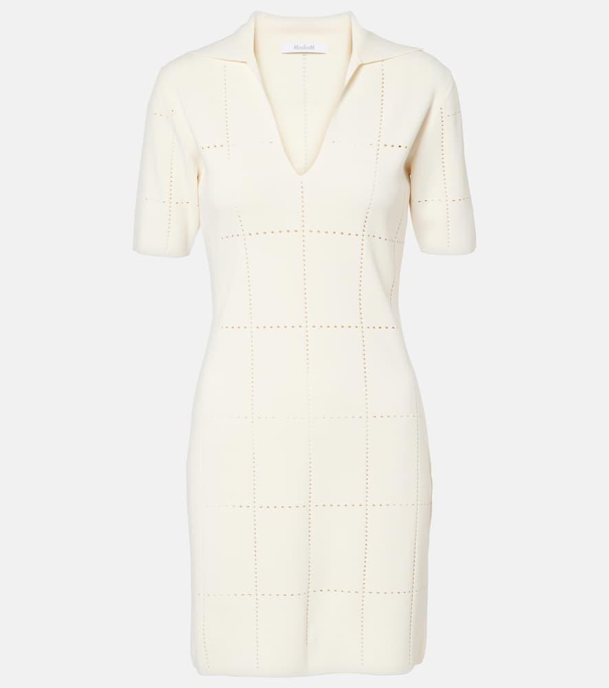 max mara olivi perforated minidress