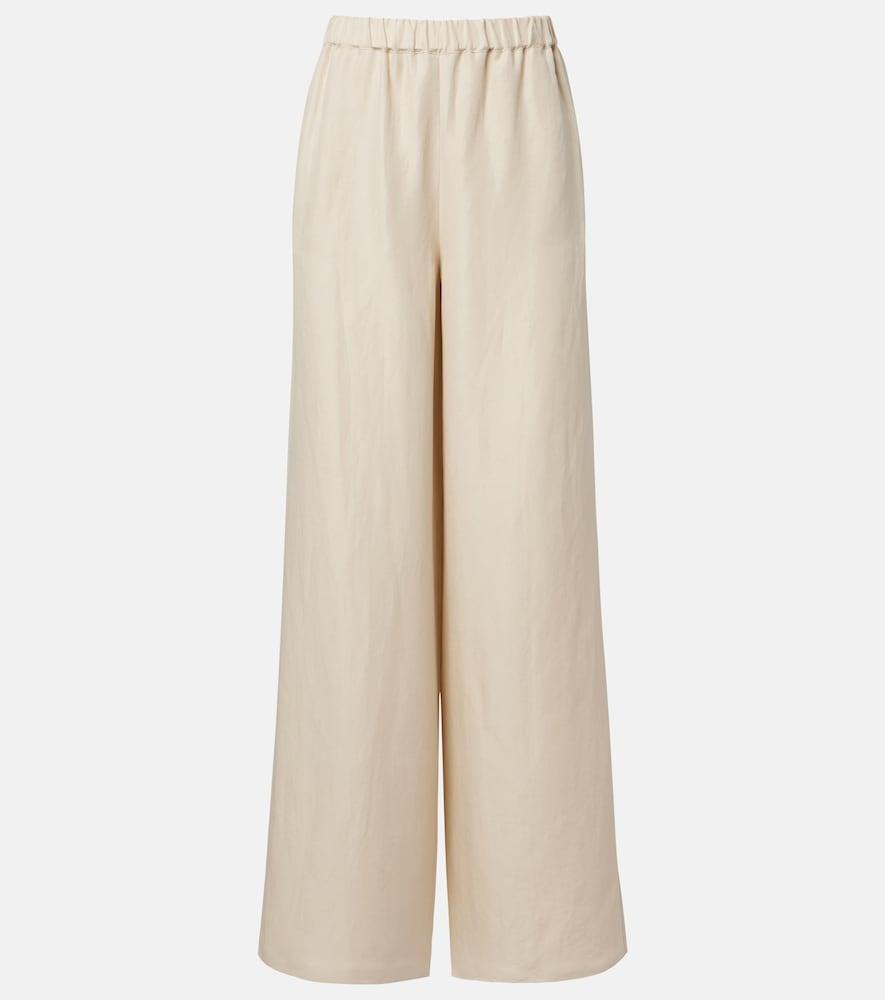 max mara oro linen and silk wide