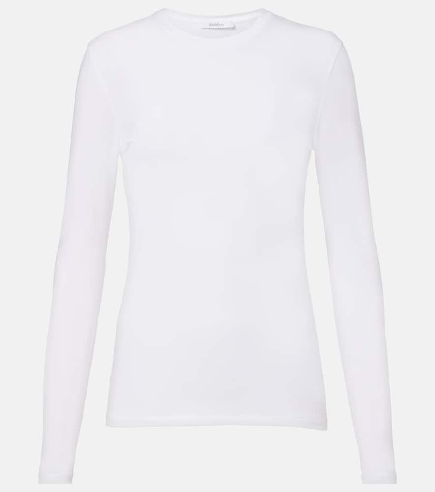 max mara ortensia jersey top