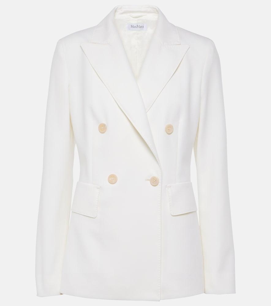 max mara osanna virgin wool gabardine blazer