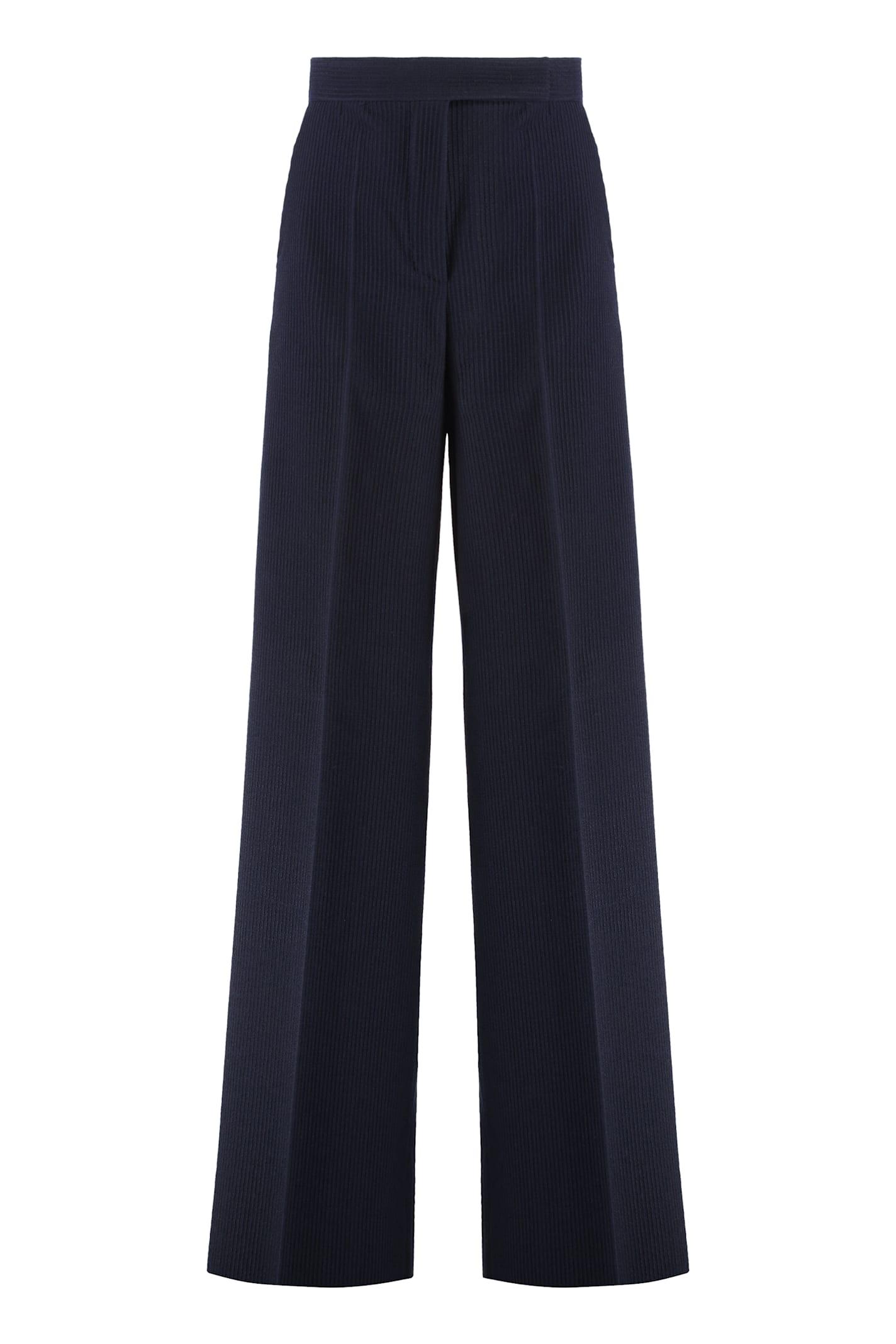 max mara osol virgin wool trousers