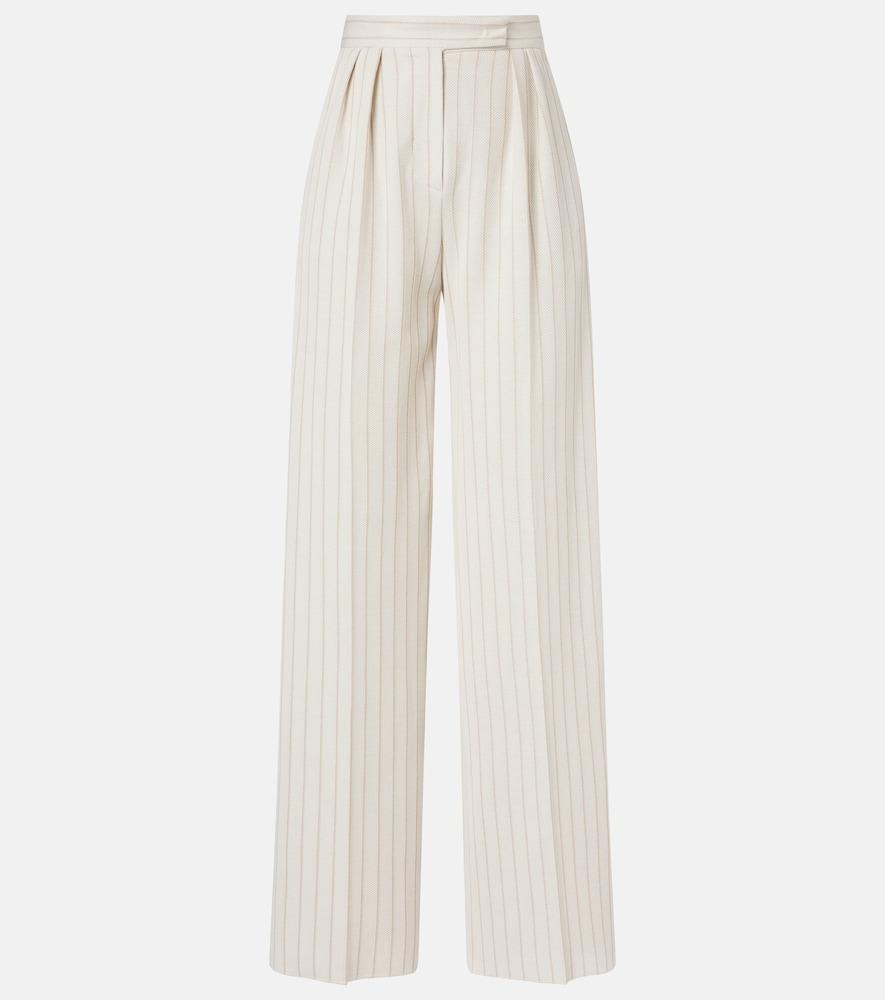 max mara osso striped cotton wide