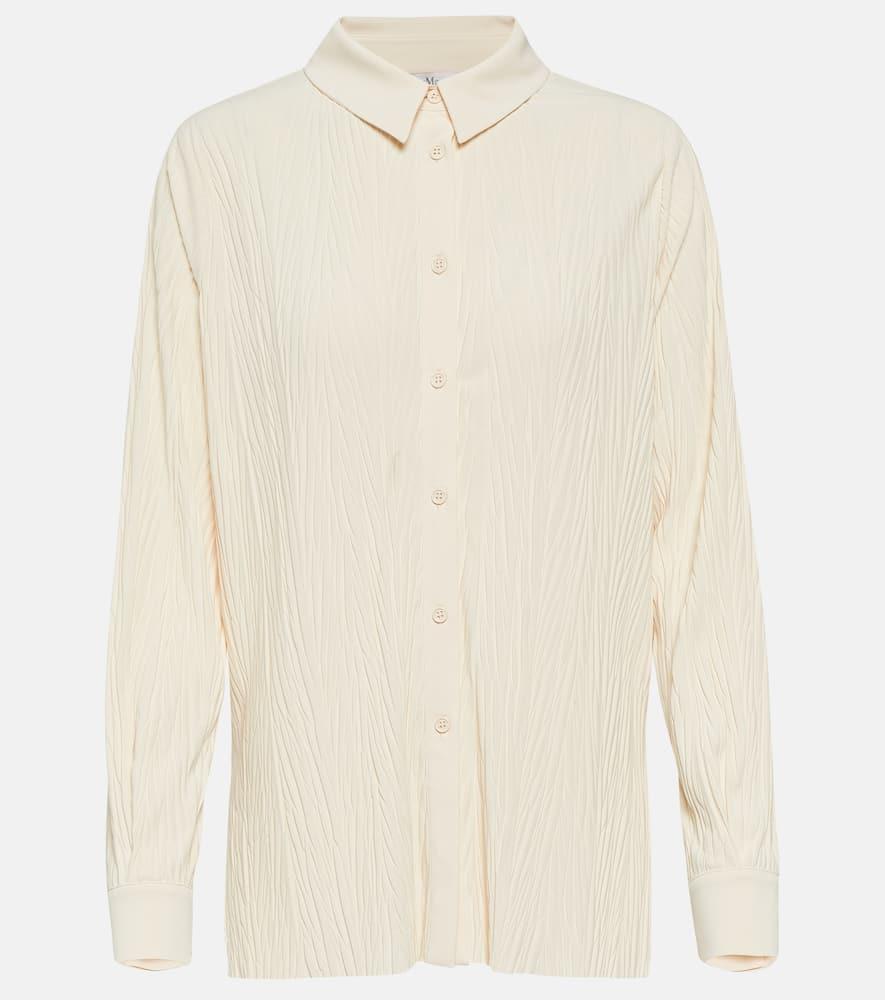max mara paio jersey plissee shirt