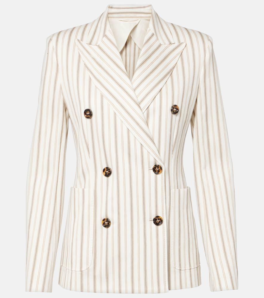 max mara pensile cotton and linen blazer
