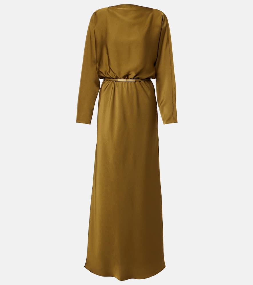 max mara pentola satin cocktail dress