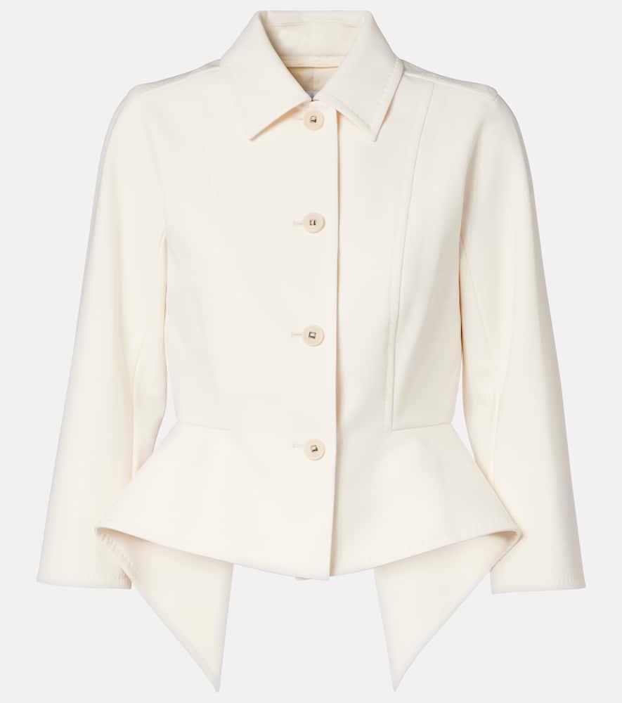 max mara peplum jacket