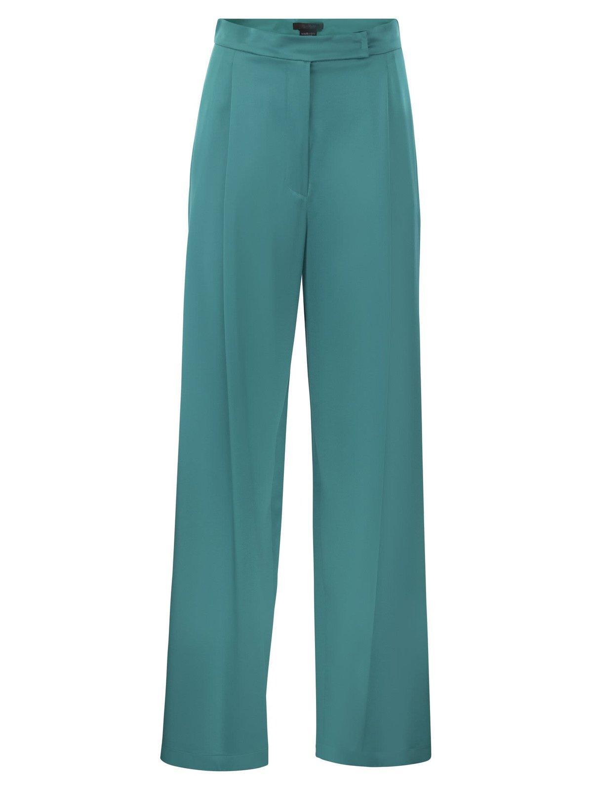 max mara pianoforte fiesta silk flared trousers